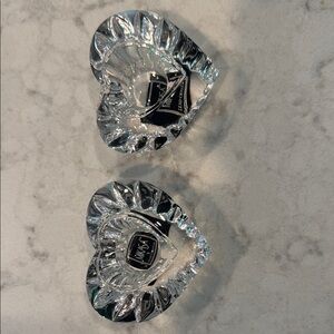 Mikasa heartfelt crystal candleholders (pair)